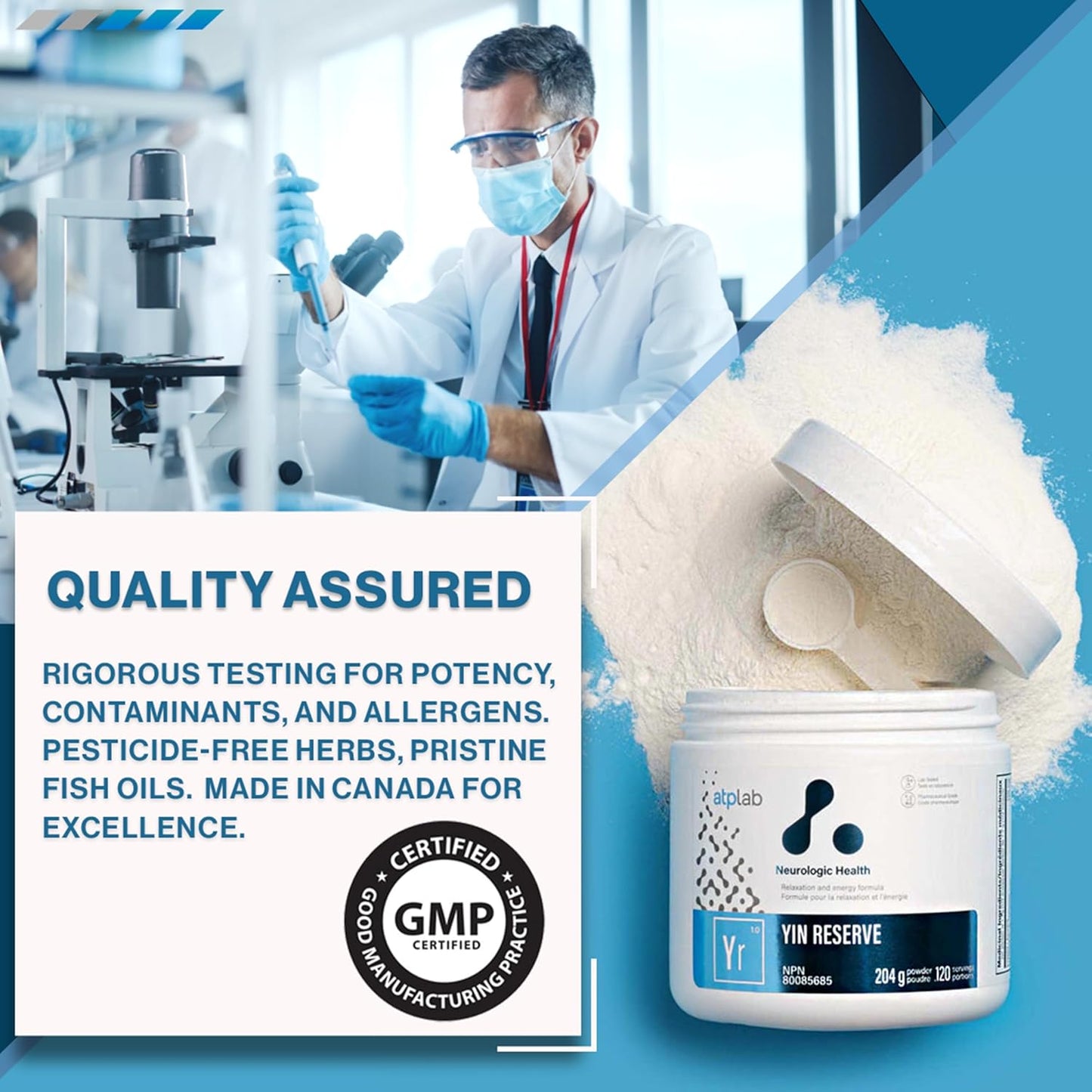 - Yin Reserve 204G Powder - Promote Relaxation and Sleep - Teeth Health and Bone Health Supplement - Heart Muscle Funtion Electrolyte Balance