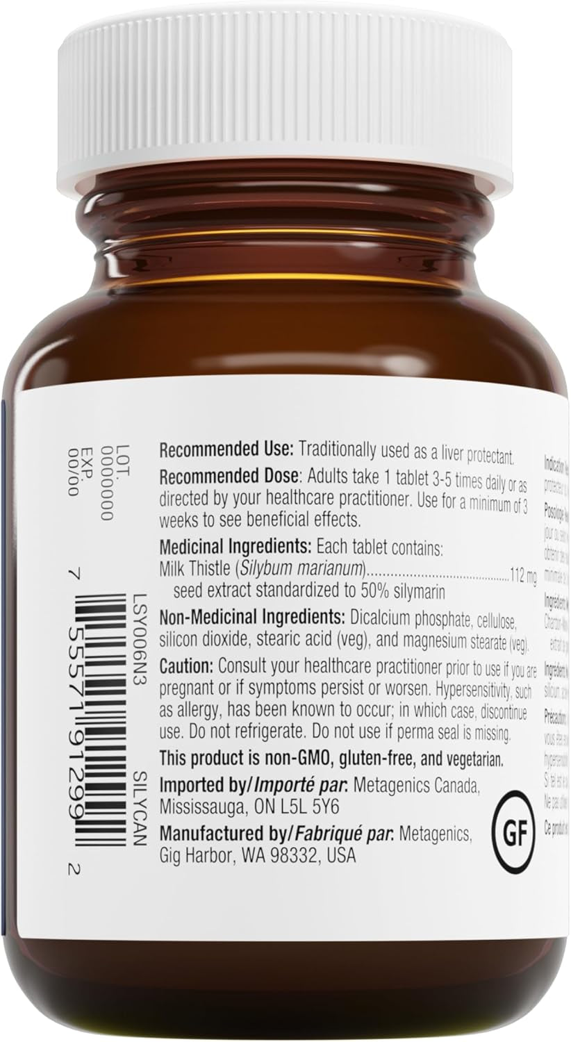 - Silymarin - Liver Supplement with Milk Thistle - 90 Tablets