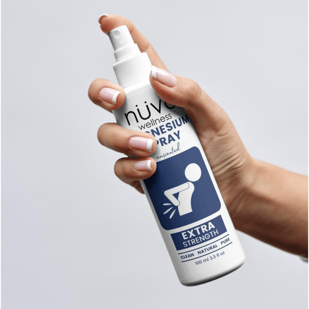 Magnesium Oil Spray Extra Strength - Unscented - Huile De Magnésium - Product of Canada 100 Ml