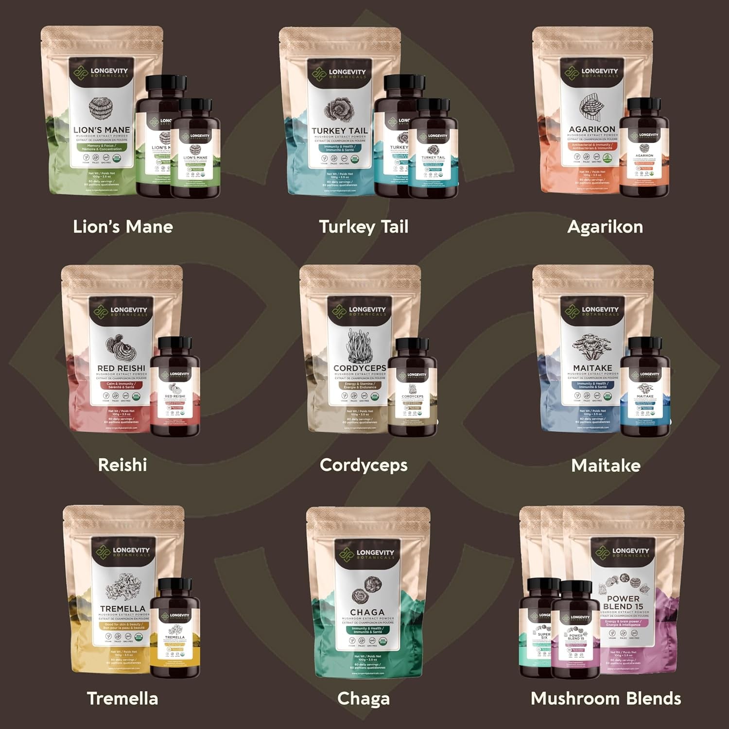 Organic Turkey Tail Mushroom Capsules - Ultra Concentrated Turkey Tail Mushroom Supplement - Promotes a Balanced Immune and Digestive System - 100% Fruiting Body - 120 Count -