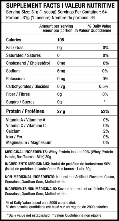 DIOA Fitness - Isolate 1Kg - Whey Protein Isolate, 32 Servings (Choco Caramel)